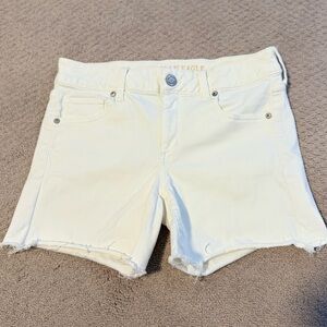 American Eagle Outfitters White Jean Shorts